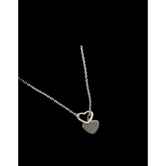 Hearts Intertwine Open Chain Necklace - Picture 2 of 6